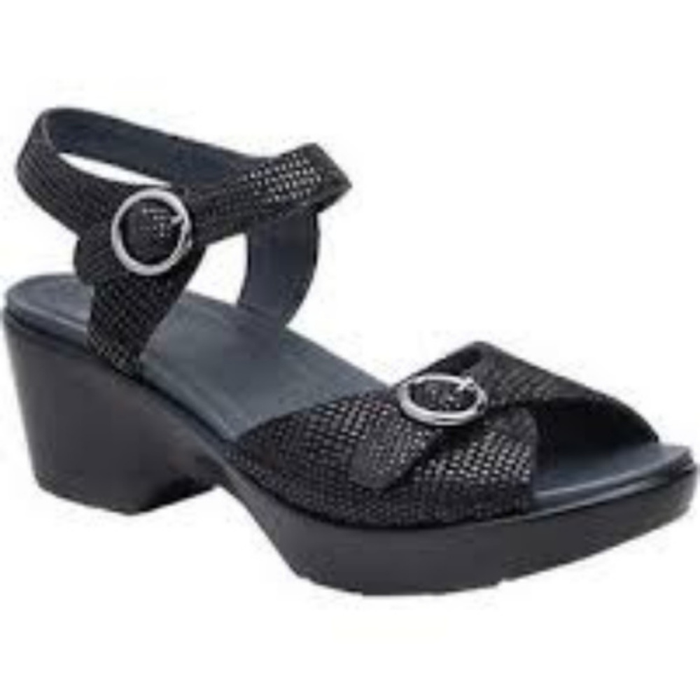 EUC Dansko June Black Sandals 41  10.5 11
